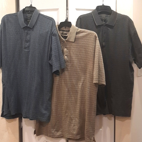 3 Men's Polo Short Sleeve Shirts - Picture 2 of 12